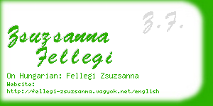 zsuzsanna fellegi business card